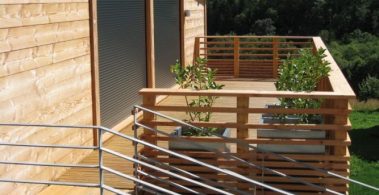 Balcon en bois